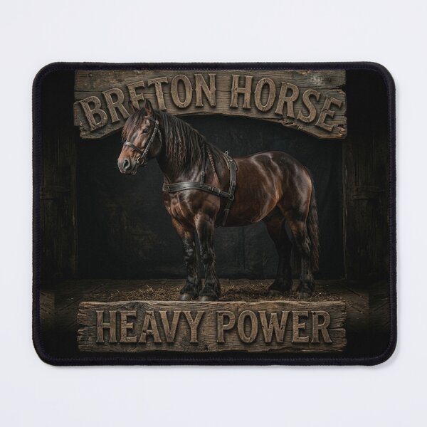 Item preview, Breton Horse Poster 1 designed and sold by Rex Vox.