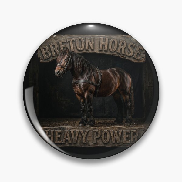 Item preview, Breton Horse Poster 1 designed and sold by Rex Vox.