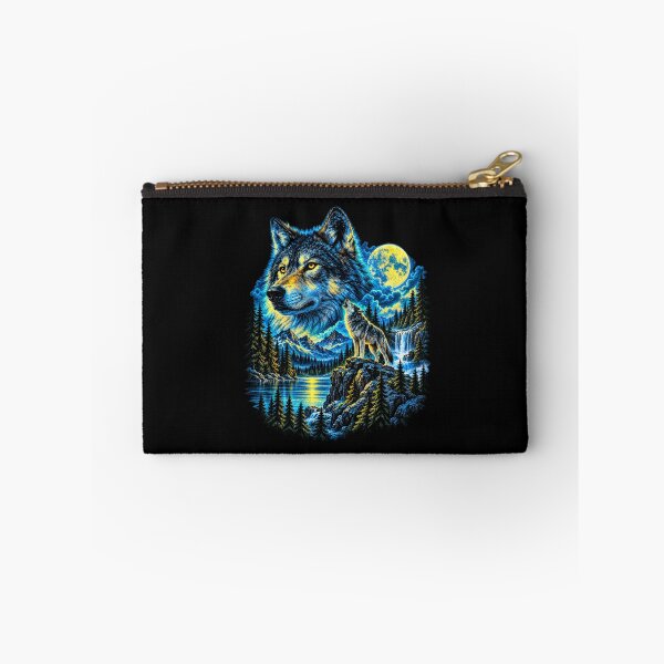 Item preview, Mystical Wolves Under a Neon Moon designed and sold by CasaMio.
