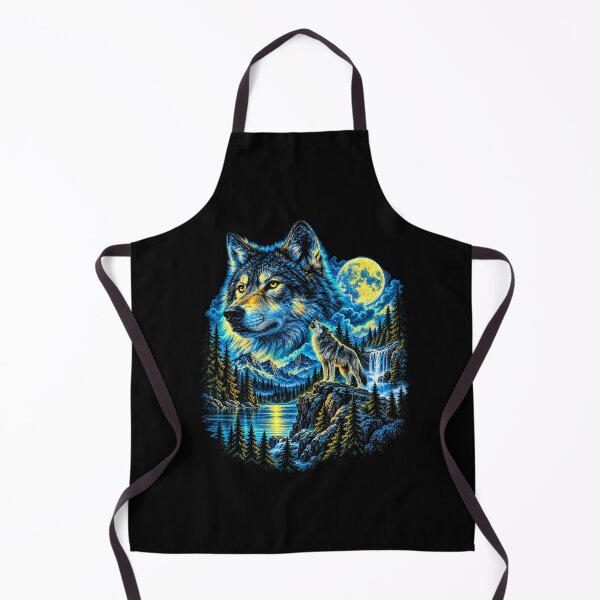 Item preview, Mystical Wolves Under a Neon Moon designed and sold by CasaMio.