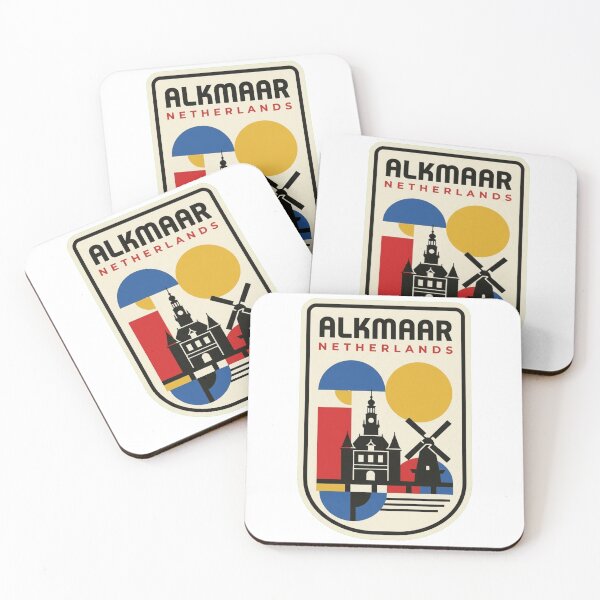Item preview, Retro Alkmaar Bauhaus Geometric Skyline designed and sold by k3rstman1.