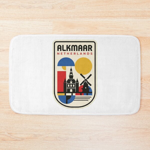 Item preview, Retro Alkmaar Bauhaus Geometric Skyline designed and sold by k3rstman1.