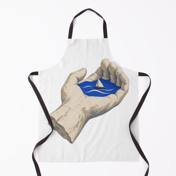 Item preview, Marble Hand Holding a Tiny Sea designed and sold by Fawn Crafts.