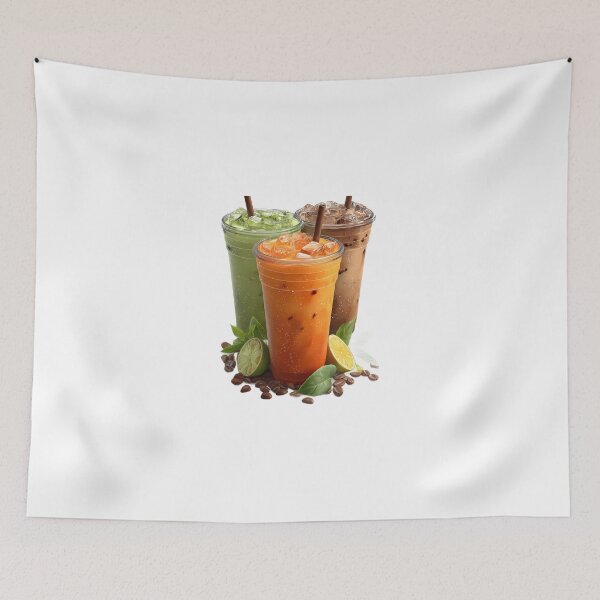 Item preview, Refreshing Iced Drinks Trio - Summer Cold Beverages Art designed and sold by ThePrintArt.