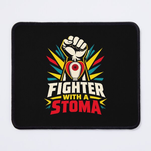 Item preview, Fighter With a Stoma Ostomy Warrior Art designed and sold by Uglyandcute.