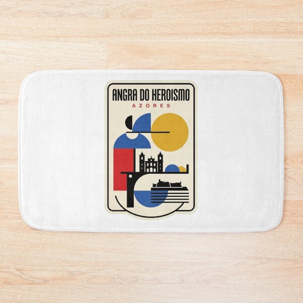 Item preview, Retro Angra Do Heroismo Bauhaus Geometric Skyline designed and sold by k3rstman1.