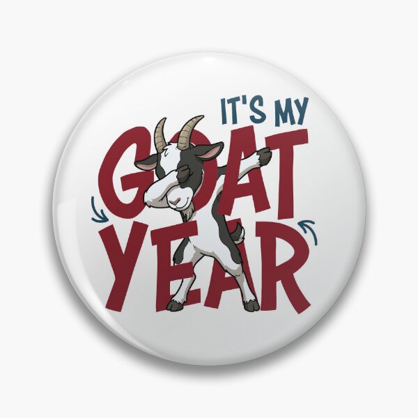 Item preview, It's My Goat Year - Funny Goat Dab Pose Chinese Zodiac 2027 designed and sold by PCStudio57.