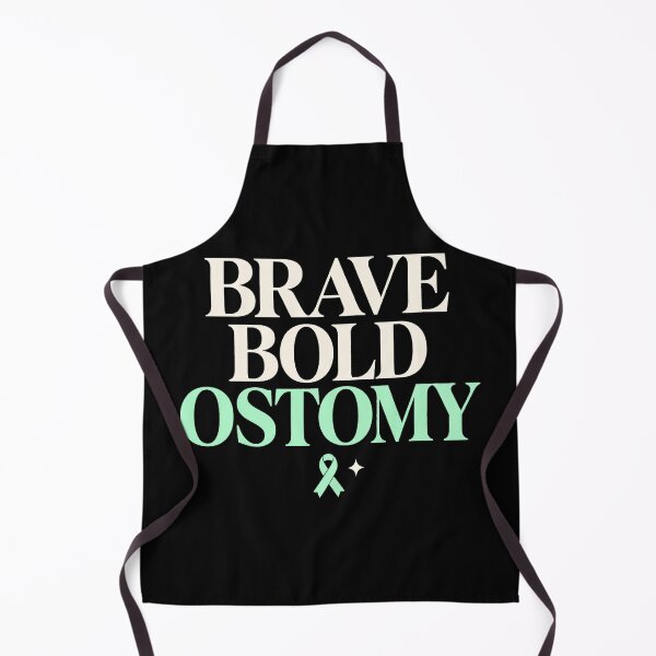 Item preview, Brave Bold Ostomy Minimal Awareness Design designed and sold by Uglyandcute.