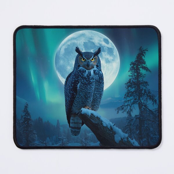 Item preview, A majestic great horned owl  designed and sold by Designfs.