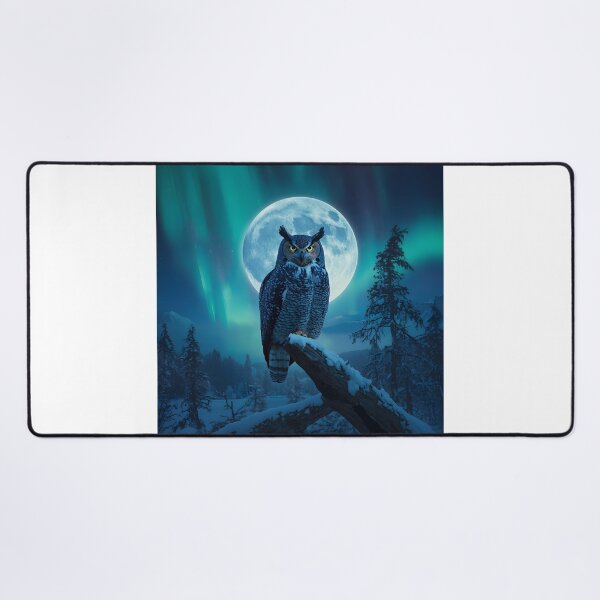 Item preview, A majestic great horned owl  designed and sold by Designfs.