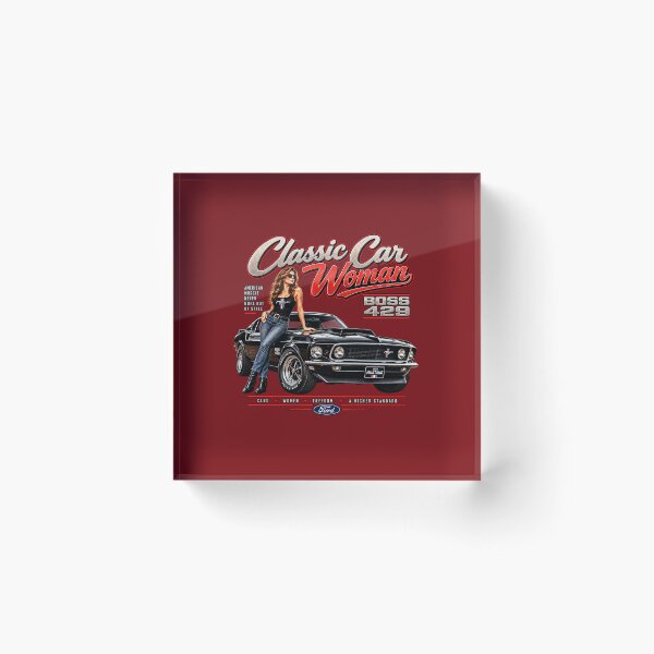 Item preview, Classic Car Woman Ford Mustang Boss 429 Muscle Car designed and sold by TZehrfeldPhotos.