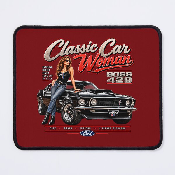 Item preview, Classic Car Woman Ford Mustang Boss 429 Muscle Car designed and sold by TZehrfeldPhotos.