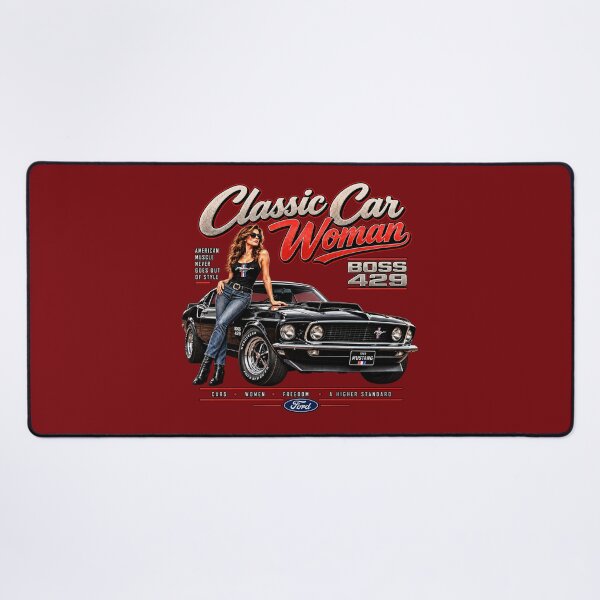 Item preview, Classic Car Woman Ford Mustang Boss 429 Muscle Car designed and sold by TZehrfeldPhotos.