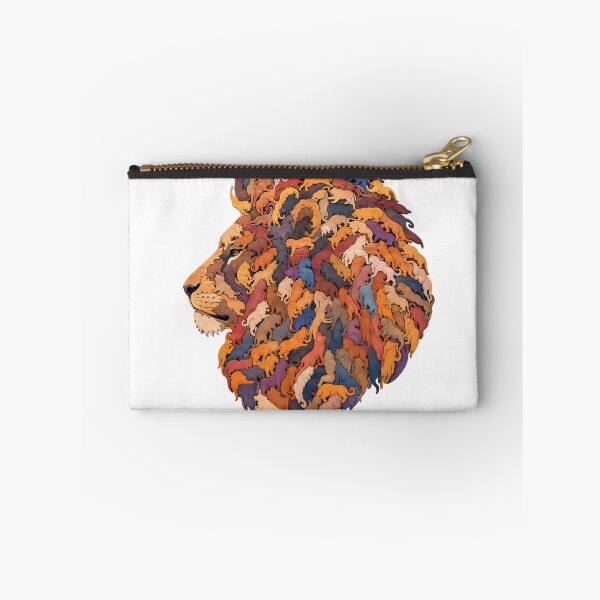 Item preview, Interlocking Wooden Lion Jigsaw Puzzle Art 1 designed and sold by VisualVerseLab.