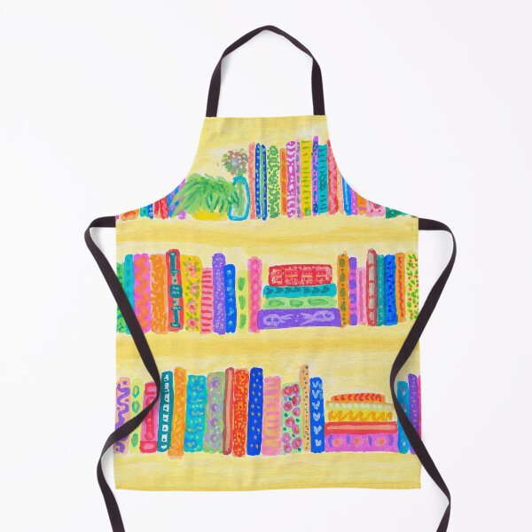 Item preview, Colorful Bookshelf with Plants and Ephemera (Original Handmade Pop Art) designed and sold by OtherworldlyIdeas.