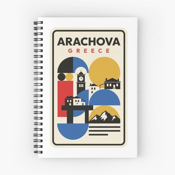 Item preview, Retro Arachova Bauhaus Geometric Skyline designed and sold by k3rstman1.
