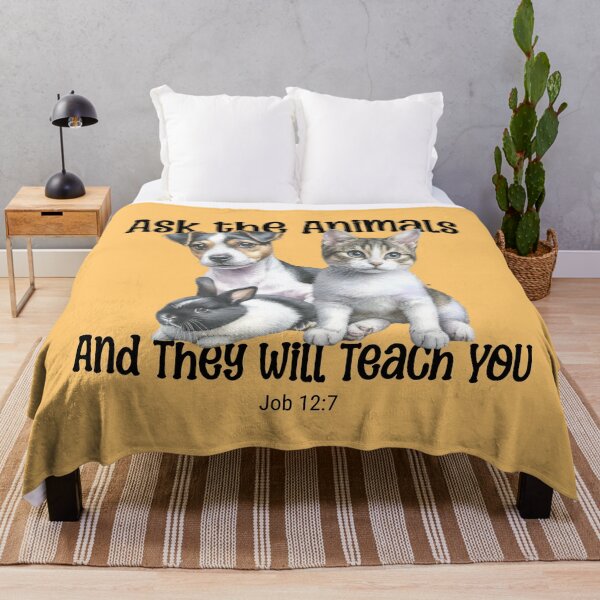 Item preview, Ask the Animals Christian Pet Lover designed and sold by Sachie's Studio.