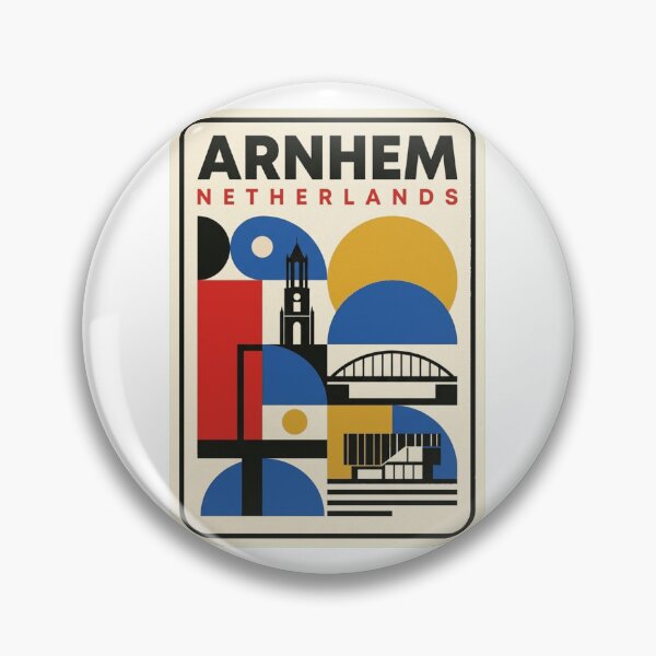 Item preview, Retro Arnhem Bauhaus Geometric Skyline designed and sold by k3rstman1.