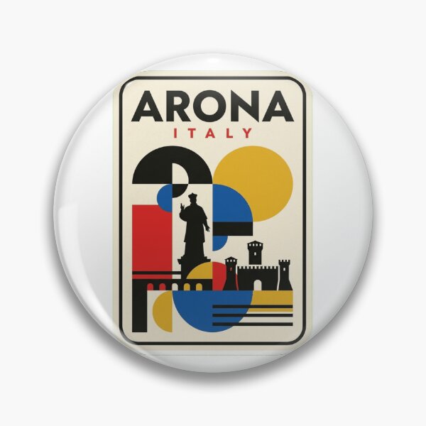 Item preview, Retro Arona Bauhaus Geometric Skyline designed and sold by k3rstman1.