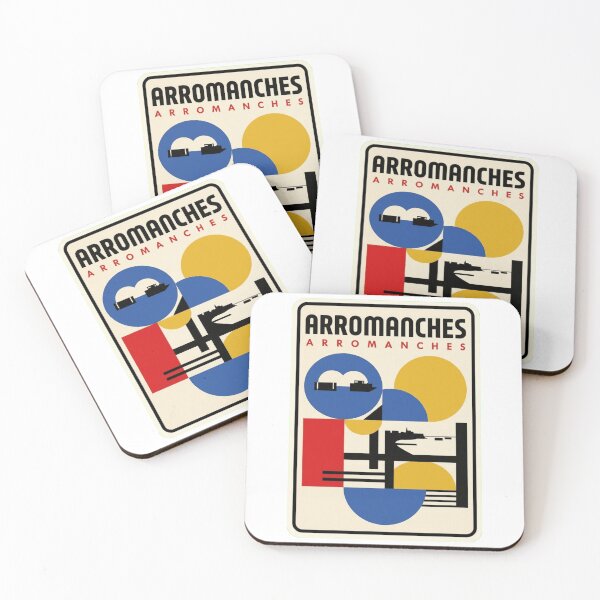 Item preview, Retro Arromanches Bauhaus Geometric Skyline designed and sold by k3rstman1.