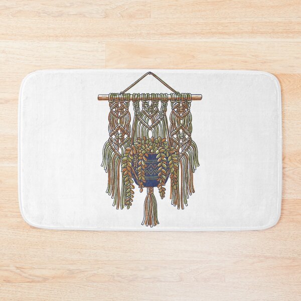 Item preview, Macrame Wall Hanging Screenprint designed and sold by eduardoroa22.