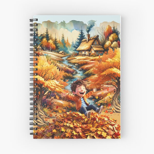Item preview, THE JOY OF A LEAF PILE IN AUTUMN designed and sold by Tammera.