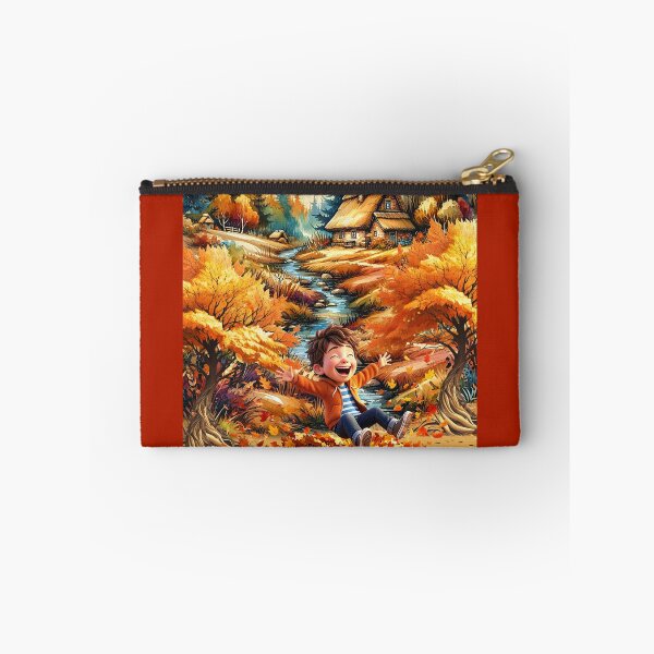 Item preview, THE JOY OF A LEAF PILE IN AUTUMN designed and sold by Tammera.