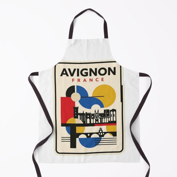 Item preview, Retro Avignon Bauhaus Geometric Skyline designed and sold by k3rstman1.