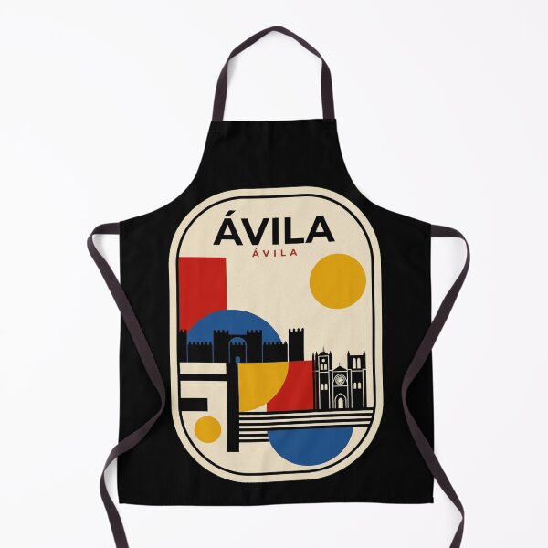 Item preview, Retro Ávila Bauhaus Geometric Skyline designed and sold by k3rstman1.