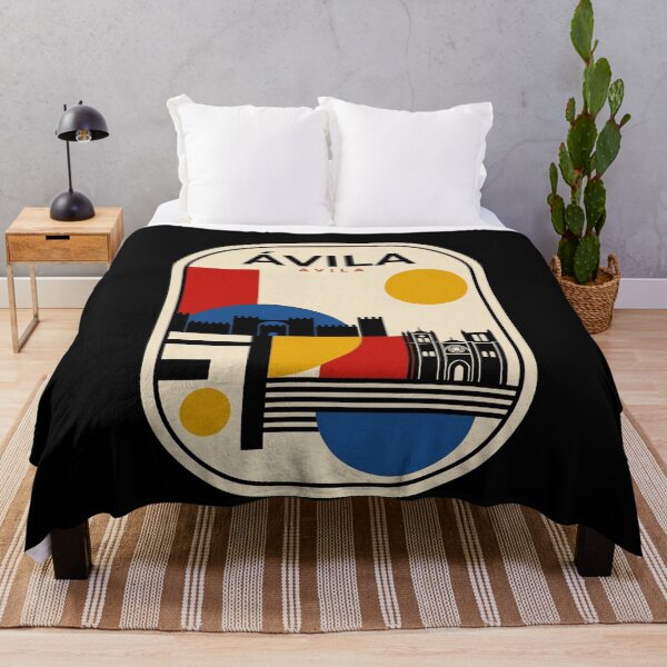 Item preview, Retro Ávila Bauhaus Geometric Skyline designed and sold by k3rstman1.
