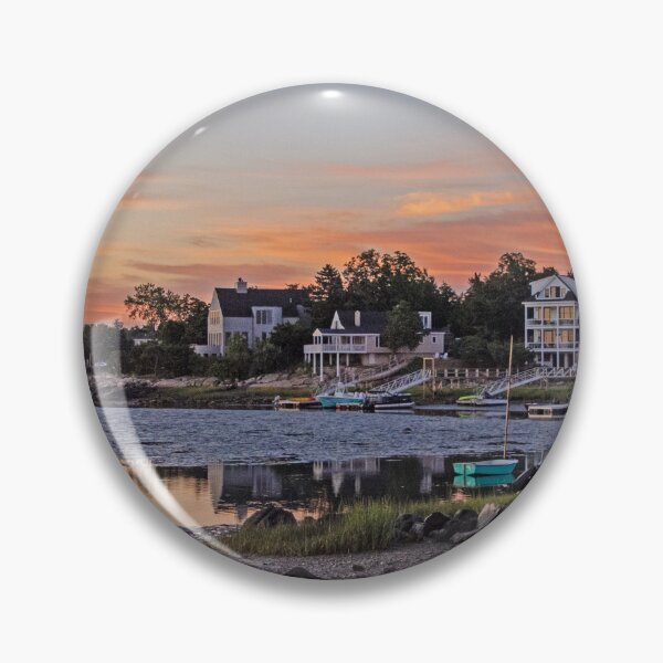 Item preview, Riverbed in Essex at Sunrise with reflections designed and sold by Ruth Curtis.