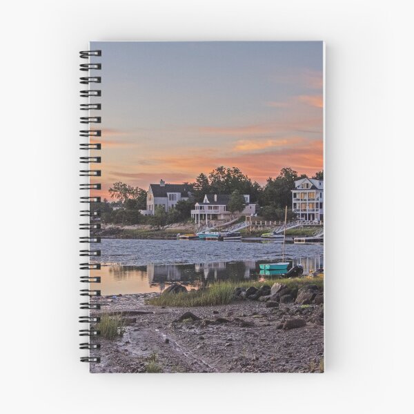 Item preview, Riverbed in Essex at Sunrise with reflections designed and sold by Ruth Curtis.