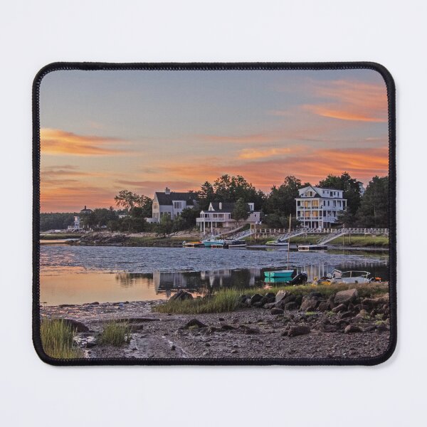 Item preview, Riverbed in Essex at Sunrise with reflections designed and sold by Ruth Curtis.