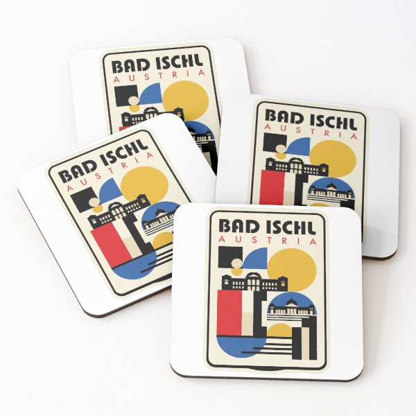 Item preview, Retro Bad Ischl Bauhaus Geometric Skyline designed and sold by k3rstman1.