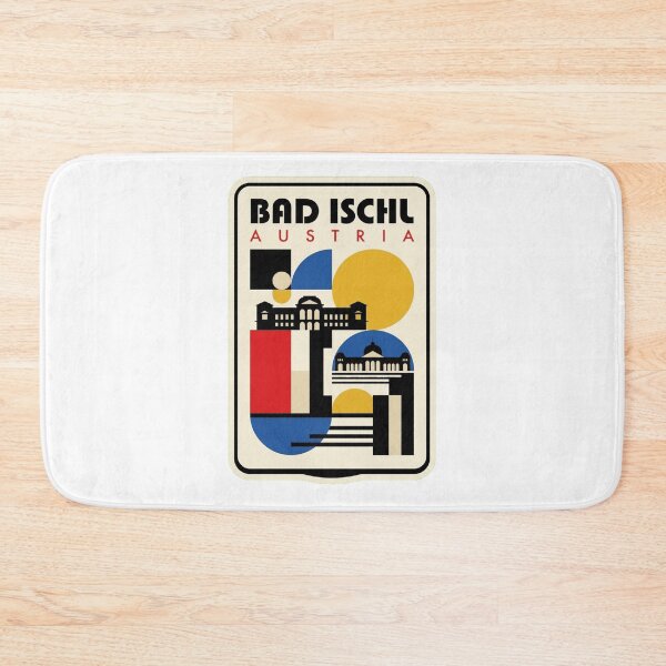 Item preview, Retro Bad Ischl Bauhaus Geometric Skyline designed and sold by k3rstman1.