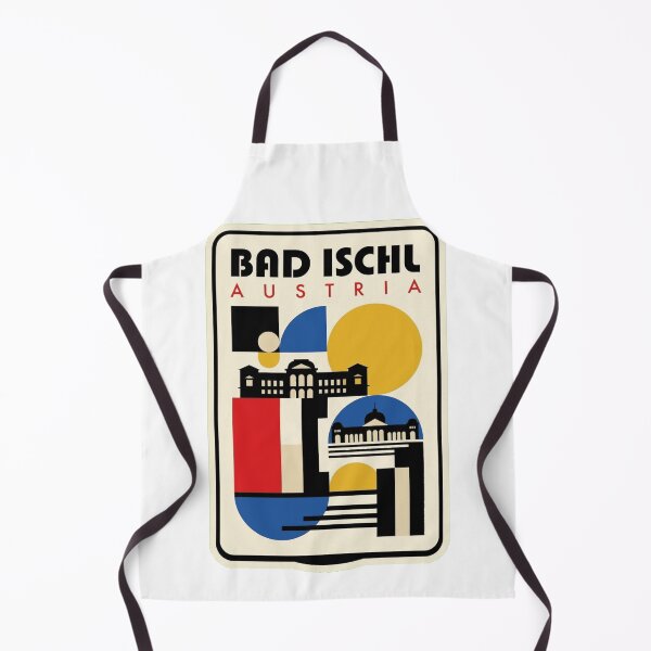 Item preview, Retro Bad Ischl Bauhaus Geometric Skyline designed and sold by k3rstman1.