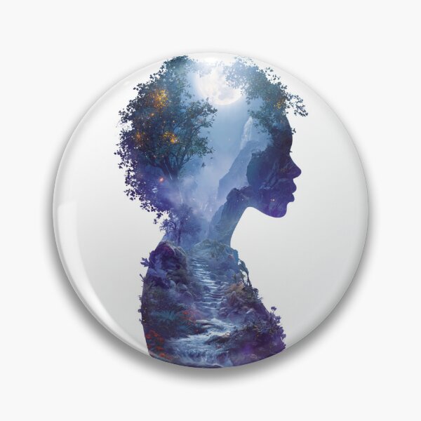 Item preview, Nature Within - Double Exposure Fantasy Silhouette  designed and sold by LC&LCPlatform.