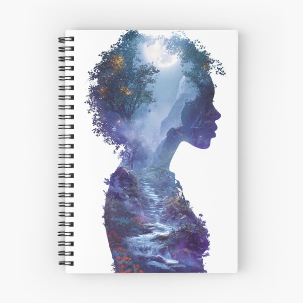 Item preview, Nature Within - Double Exposure Fantasy Silhouette  designed and sold by LC&LCPlatform.