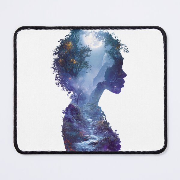 Item preview, Nature Within - Double Exposure Fantasy Silhouette  designed and sold by LC&LCPlatform.