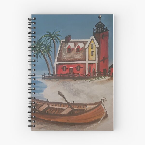 Item preview, Coastal Lighthouse Cottage - Beach Boat designed and sold by susanbl.