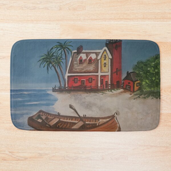 Item preview, Coastal Lighthouse Cottage - Beach Boat designed and sold by susanbl.