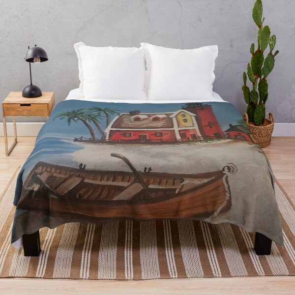 Item preview, Coastal Lighthouse Cottage - Beach Boat designed and sold by susanbl.
