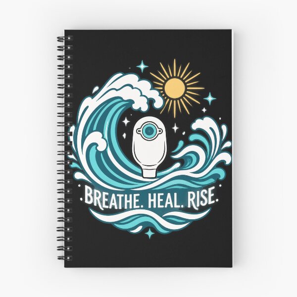 Item preview,  Breathe Heal Rise Ocean Ostomy Awareness designed and sold by Uglyandcute.