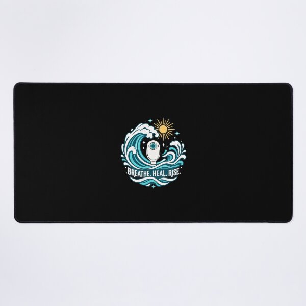 Item preview,  Breathe Heal Rise Ocean Ostomy Awareness designed and sold by Uglyandcute.