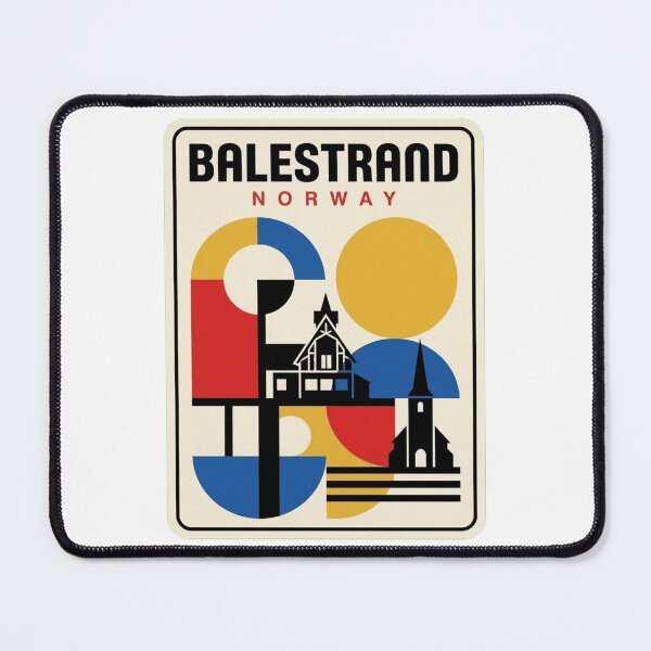 Item preview, Retro Balestrand Bauhaus Geometric Skyline designed and sold by k3rstman1.