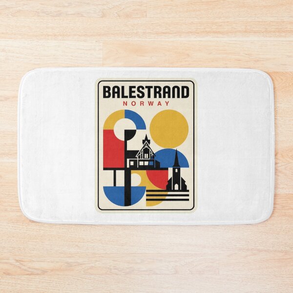 Item preview, Retro Balestrand Bauhaus Geometric Skyline designed and sold by k3rstman1.