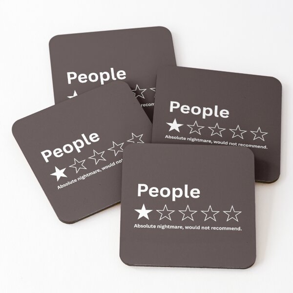 Item preview, People One Star Review Shirt, Funny Introvert Graphic Tee, Sarcastic People Humor T-Shirt Gift for Friends designed and sold by faridman.