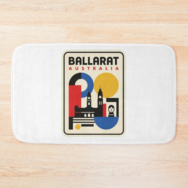 Item preview, Retro Ballarat Bauhaus Geometric Skyline designed and sold by k3rstman1.