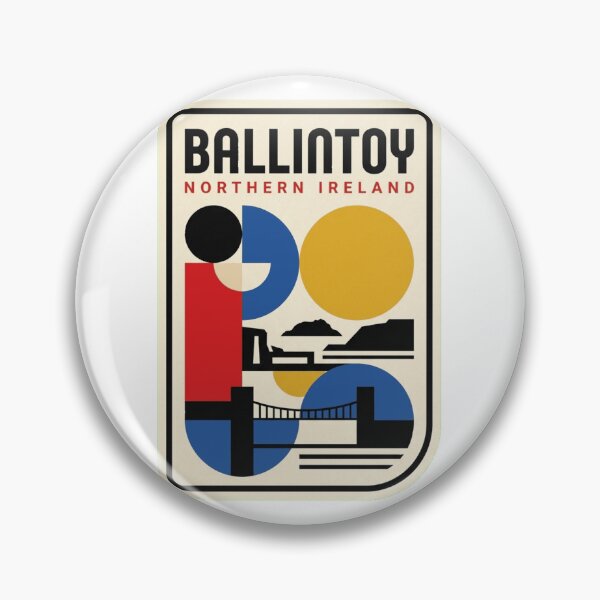 Item preview, Retro Ballintoy Bauhaus Geometric Skyline designed and sold by k3rstman1.