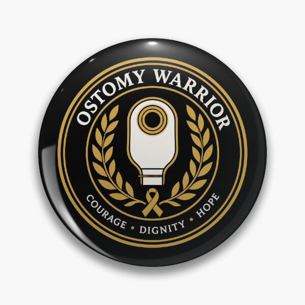 Item preview,  Ostomy Warrior Courage Dignity Hope Seal designed and sold by Uglyandcute.